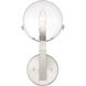 Spyglass 1 Light 6.35 inch Satin Platinum Wall Sconce Wall Light