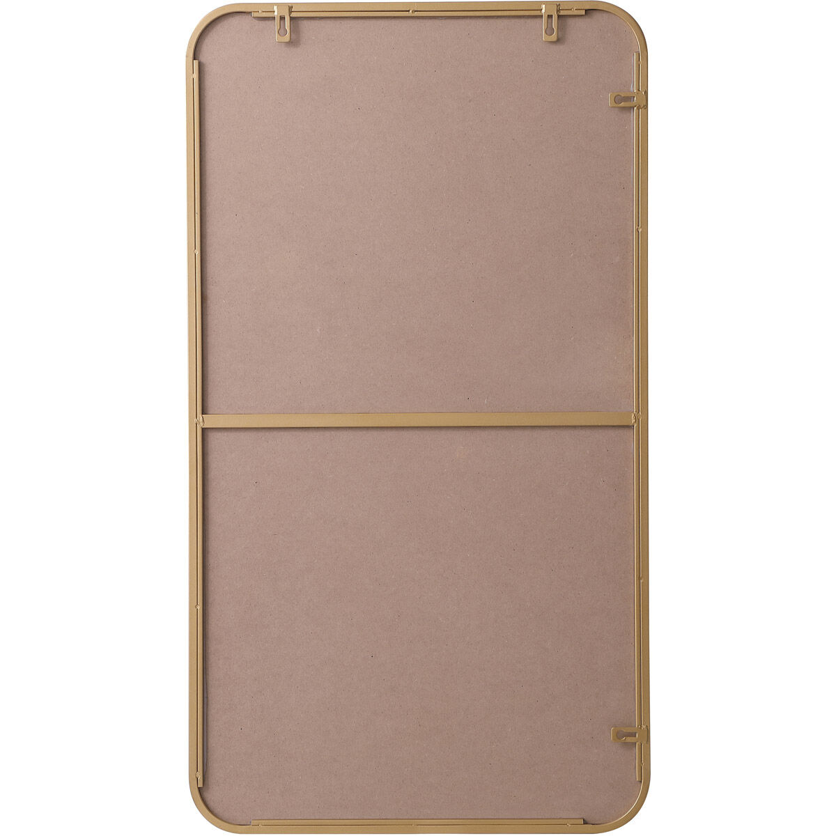 Evermore 36 X 20 inch Brass Mirror