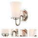 Scarlett 1 Light 4.75 inch Satin Nickel Bath Vanity Light Wall Light