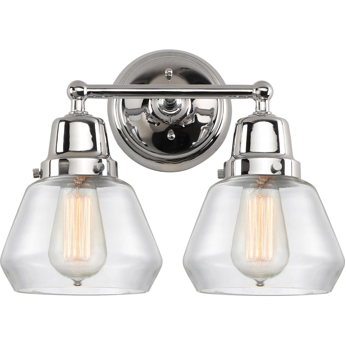 Aditi Fulton LED 15 inch Polished Chrome Bath Vanity Light Wall Light, Aditi