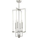 Elara 4 Light 15 inch Brushed Nickel Foyer Light Ceiling Light