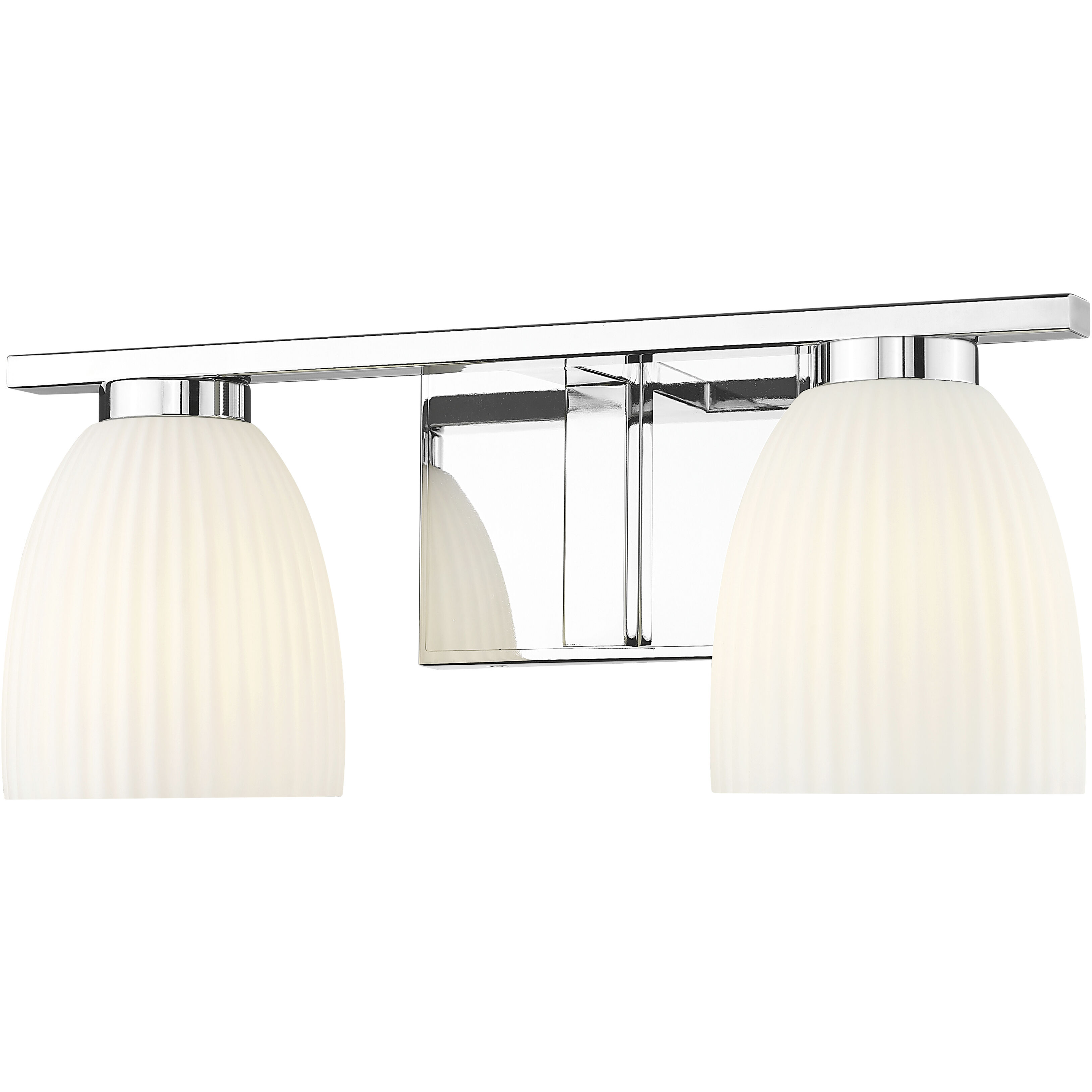 Naya 2 Light 16 inch Chrome Bath Vanity Light Wall Light