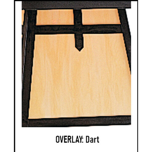 Carmel 1 Light 8 inch Slate Pendant Ceiling Light in Cream, Dart Overlay