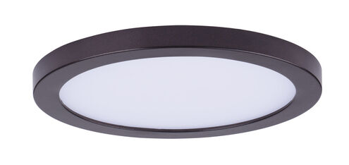 Wafer LED LED 7 inch Bronze Flush Mount Ceiling Light