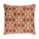 Subira 18 X 18 inch Camel and Cream Throw Pillow