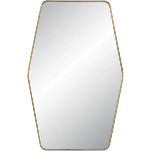 Mocha 40 X 26 inch Satin Brass Wall Mirror