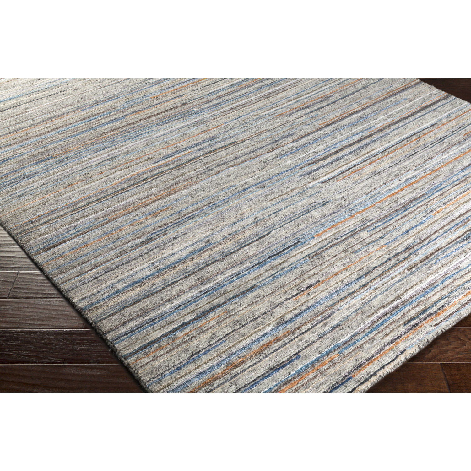 Croghan 132 X 96 inch Light Gray Rug, Rectangle