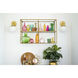 Paige 1 Light 6 inch Aged Brass Bath Vanity Wall Light