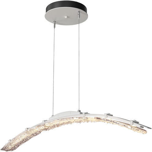 Glissade LED 4.1 inch White Pendant Ceiling Light, Large