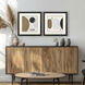 Neutral Stones Brown and Blue and Black and Gray Framed Art, Propac