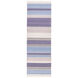 Miguel 96 X 30 inch Blue and Blue Runner, Wool and Cotton