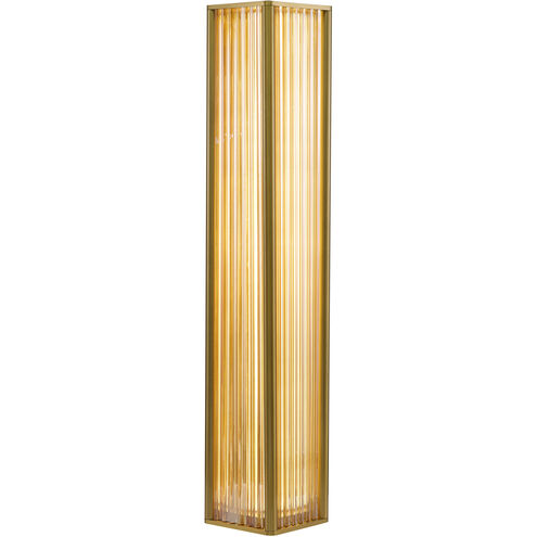 Canada 59 inch 20 watt Satin Brass Floor Lamp Portable Light