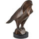 Horus Bird Dark Brown Decorative Object