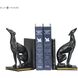 Greyhound 9.25 X 4 inch Black Bookends