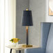 Dann Foley 29.5 inch 60 watt Blue Shagreen Table Lamp Portable Light