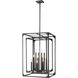 Easton 12 Light 20.5 inch Matte Black Chandelier Ceiling Light