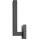 Edge LED 12 inch Black Outdoor Wall Sconce