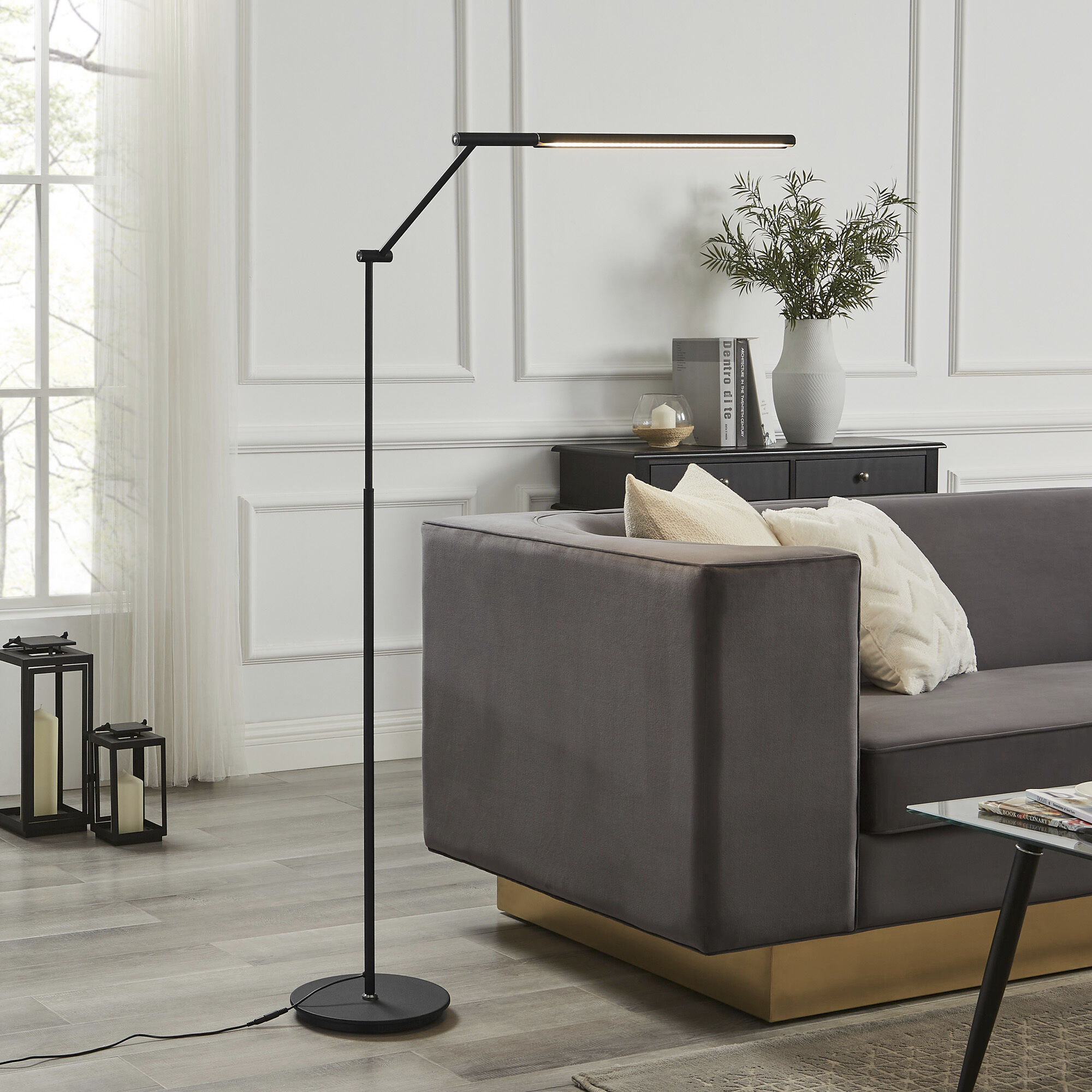 Tilla 59.25 inch 12.00 watt Black Floor Lamp Portable Light