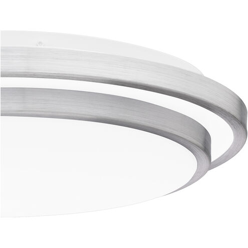 Irving 16 inch Brushed Aluminum Semi-Flush Mount Ceiling Light