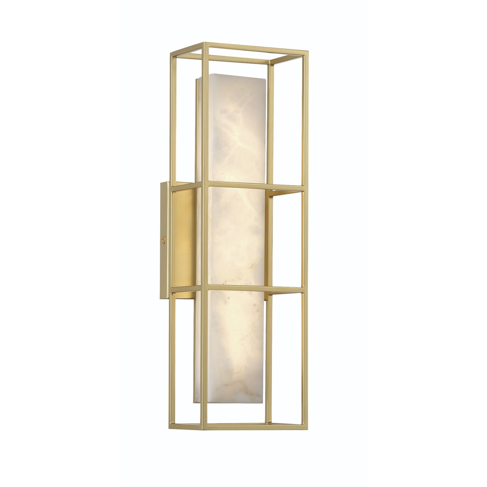 Blakley LED 16 inch Gold Outdoor Wall Sconce, Both Indoor/Outdoor