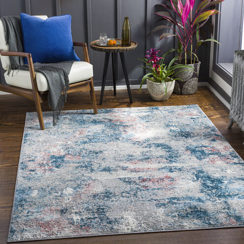Enfield 120 X 94 inch Teal Rug in 8 x 10, Rectangle
