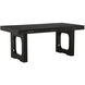 Kirk 72 X 36 inch Hand Rubbed Black Desk