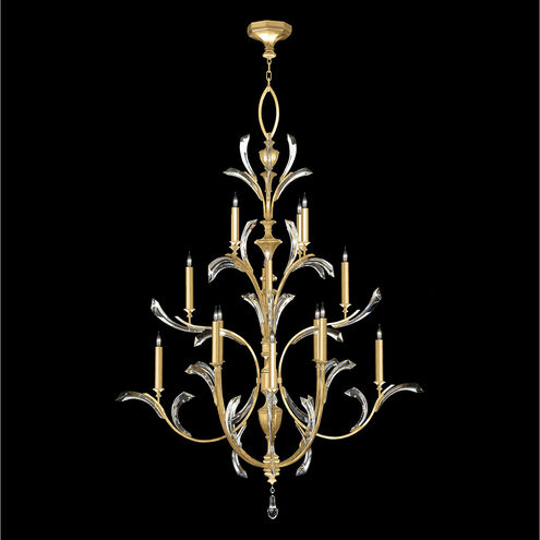 Beveled Arcs 16 Light 56 inch Gold Chandelier Ceiling Light in Gold Leaf