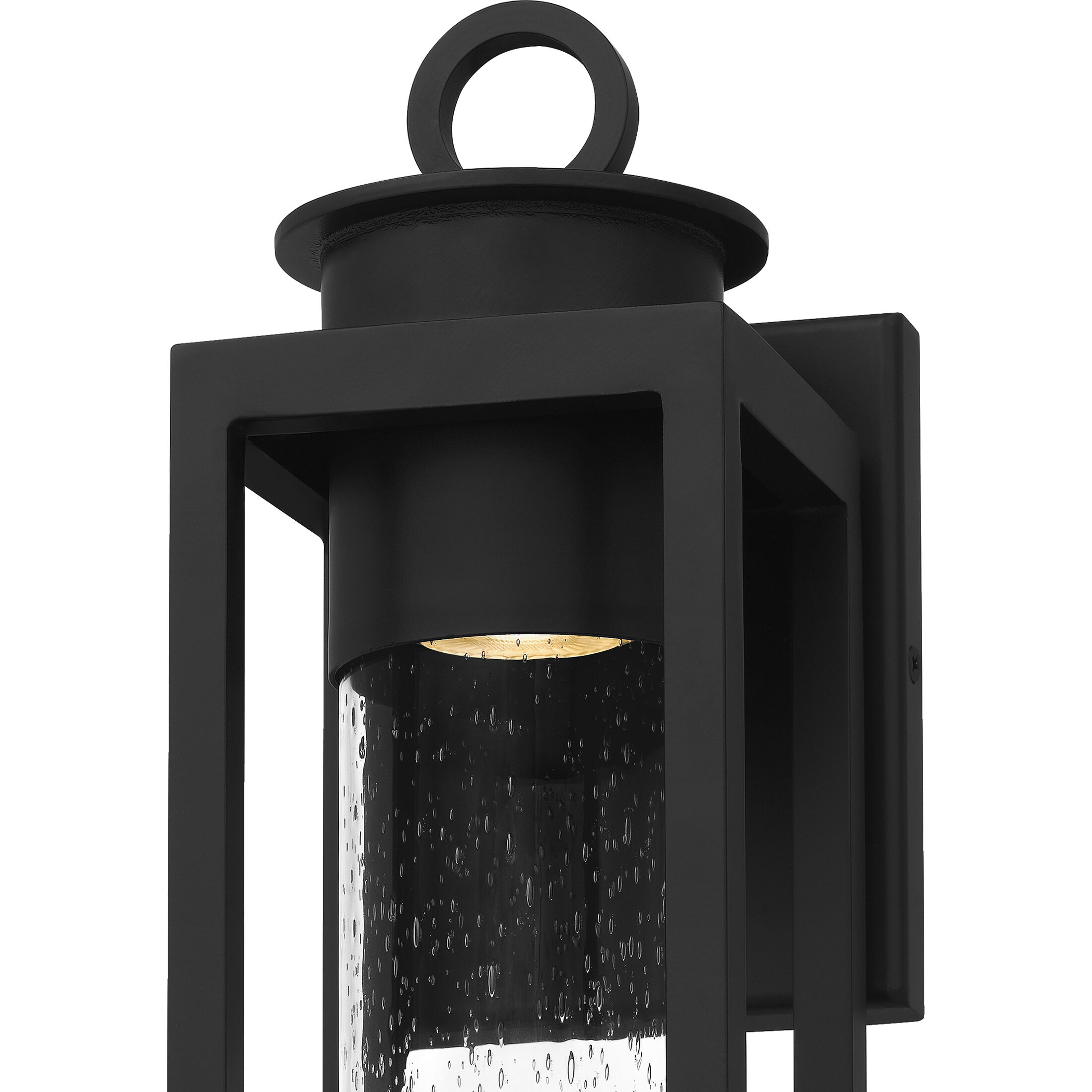 Donegal 1 Light 15 inch Matte Black Outdoor Wall Lantern, Medium