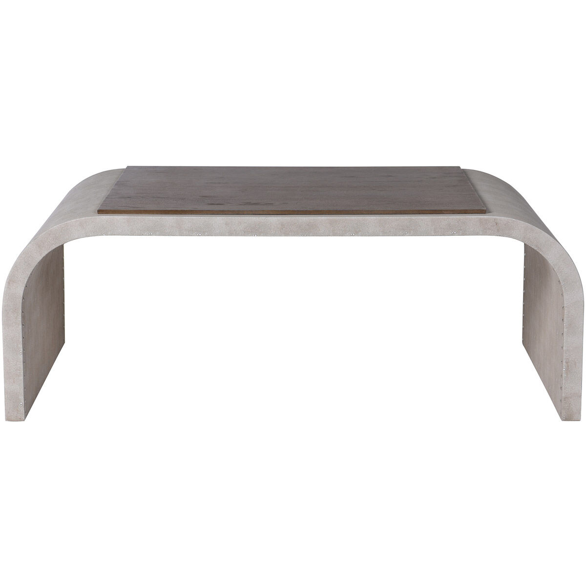 Dann Foley 48 X 18 inch Gray and Driftwood Gray Cocktail Table