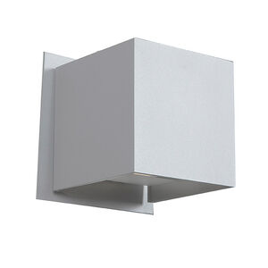 Square LED 5 inch White Outdoor Wall Sconce