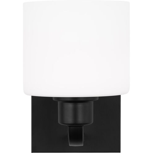 Canfield 1 Light 5.5 inch Midnight Black Wall Bath Fixture Wall Light