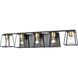 Cape Breton 5 Light 36.75 inch Multiple Finishes and Ebony Bath Vanity Wall Light