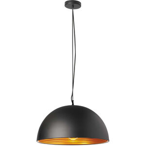 Helsinki LED 20 inch Black Linear Pendant Ceiling Light