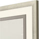 Soothing Serenity White and Beige and Black and Brown Framed Art