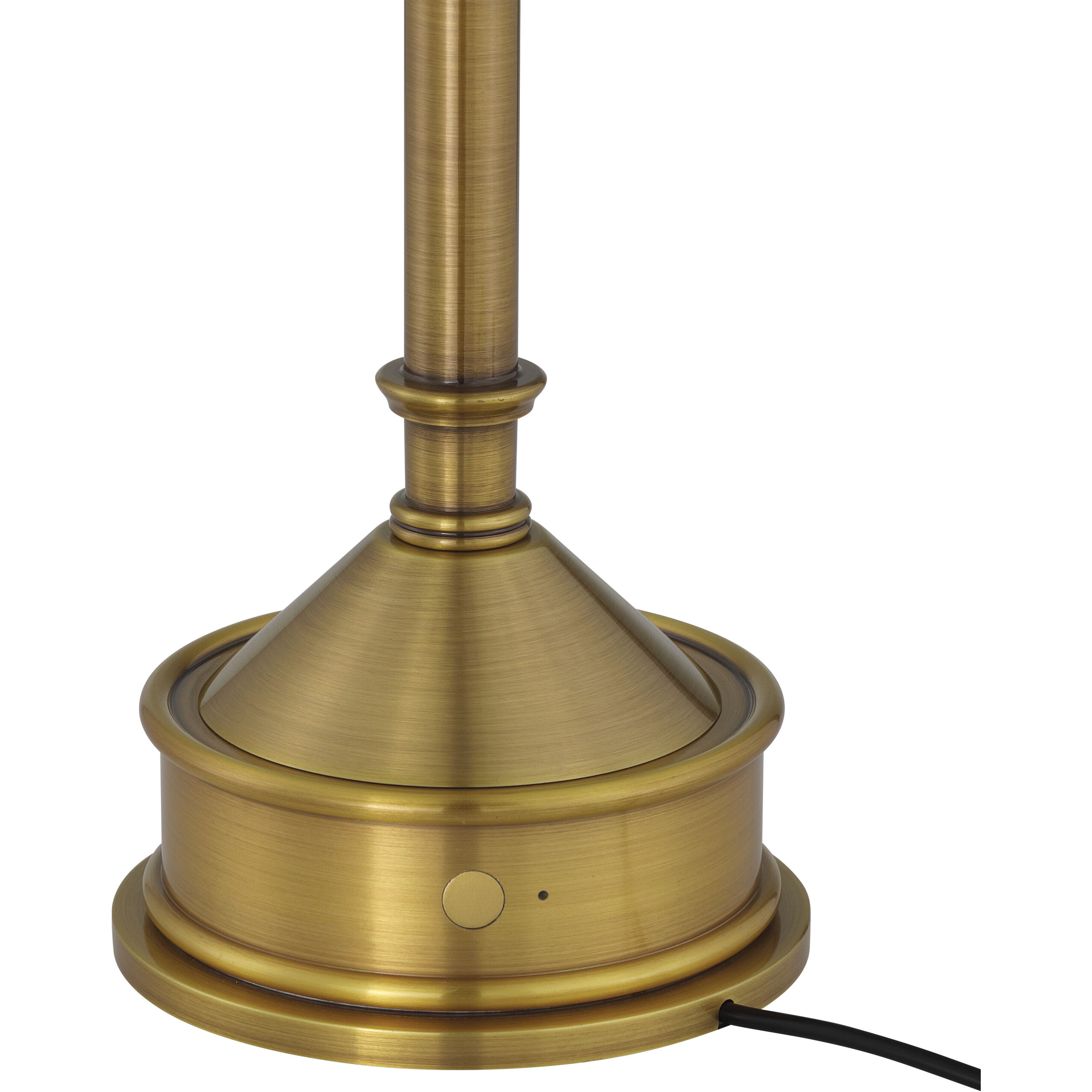 Traipse 18 inch 1.5 watt Brass Cordless Table Lamp Portable Light