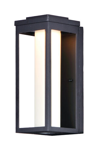 Salon LED LED 15 inch Black Outdoor Wall Sconce in Satin White