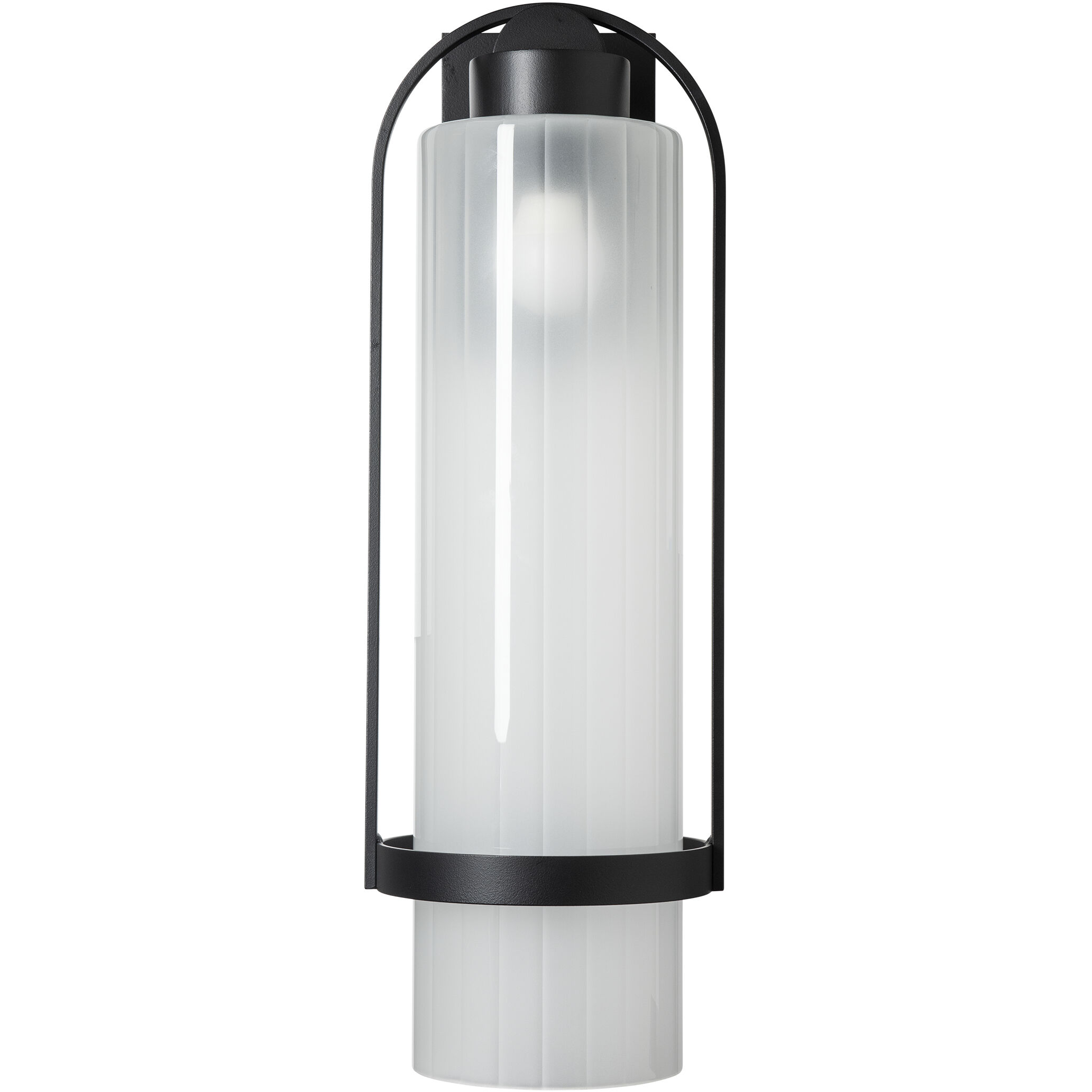 Alcove 1 Light 23.2 inch Coastal Black Outdoor Sconce in Frosted, Large