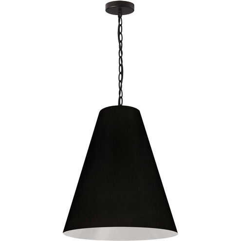 Anaya 1 Light 20 inch Matte Black Pendant Ceiling Light, Medium
