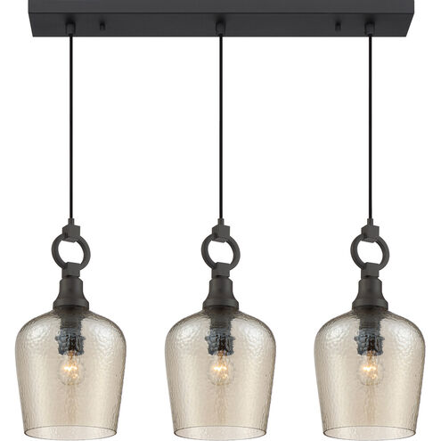 Kendrick 3 Light 31 inch Western Bronze Island Chandelier Ceiling Light