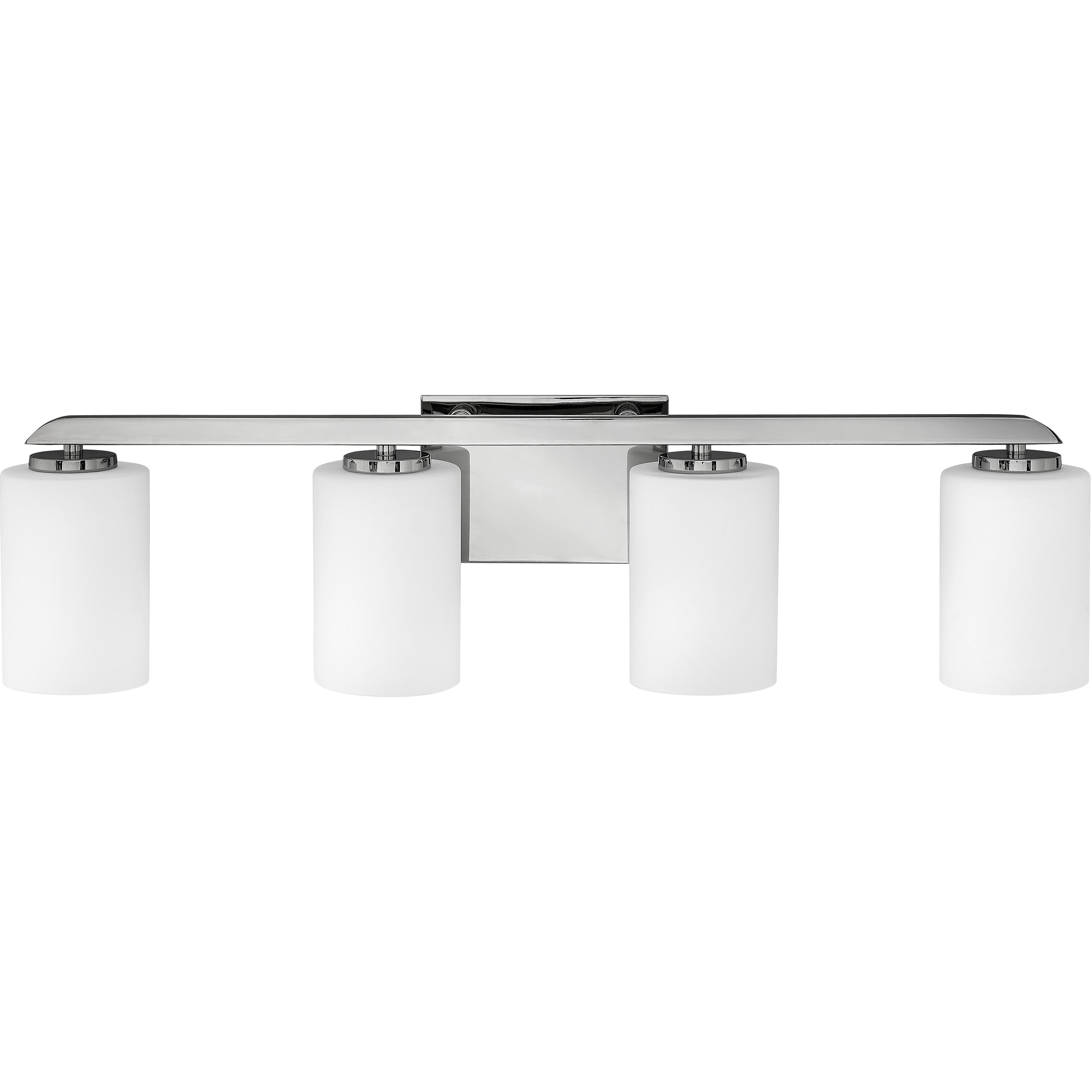Kyra 4 Light 30 inch Polished Nickel Vanity Light Wall Light