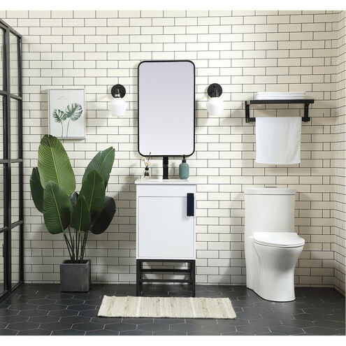 Eugene 19 X 18 X 33.5 inch White Vanity Sink Set