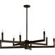 Griff 8 Light 39 inch English Bronze and English Bronze Chandelier Ceiling Light