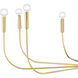 Lepanto 9 Light 48 inch Brushed Brass Chandelier Ceiling Light