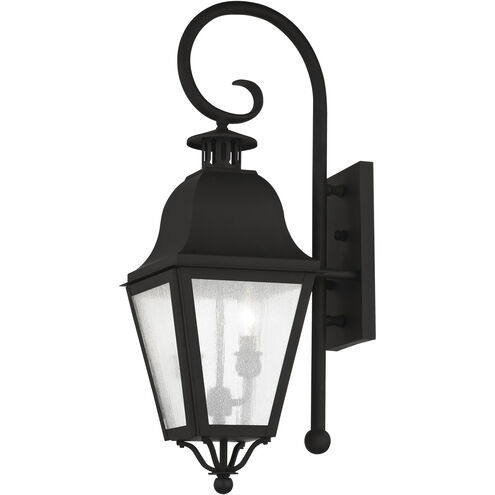 Amwell 2 Light 25 inch Black Outdoor Wall Lantern