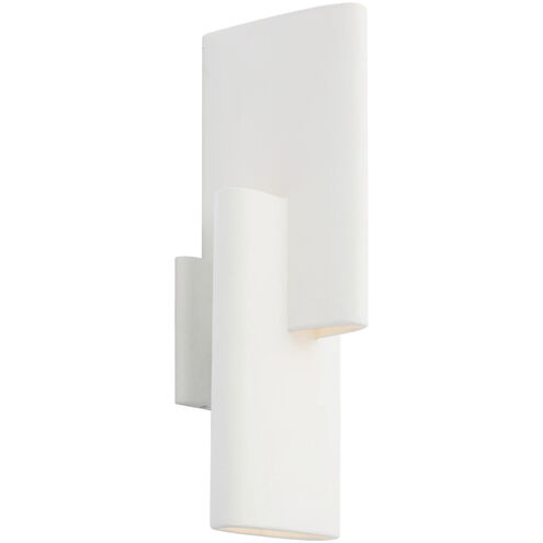 Kelly Wearstler Lotura LED 6 inch Museum White Intersecting Sconce Wall Light