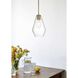 Gene 1 Light 7 inch Satin Gold Pendant Ceiling Light