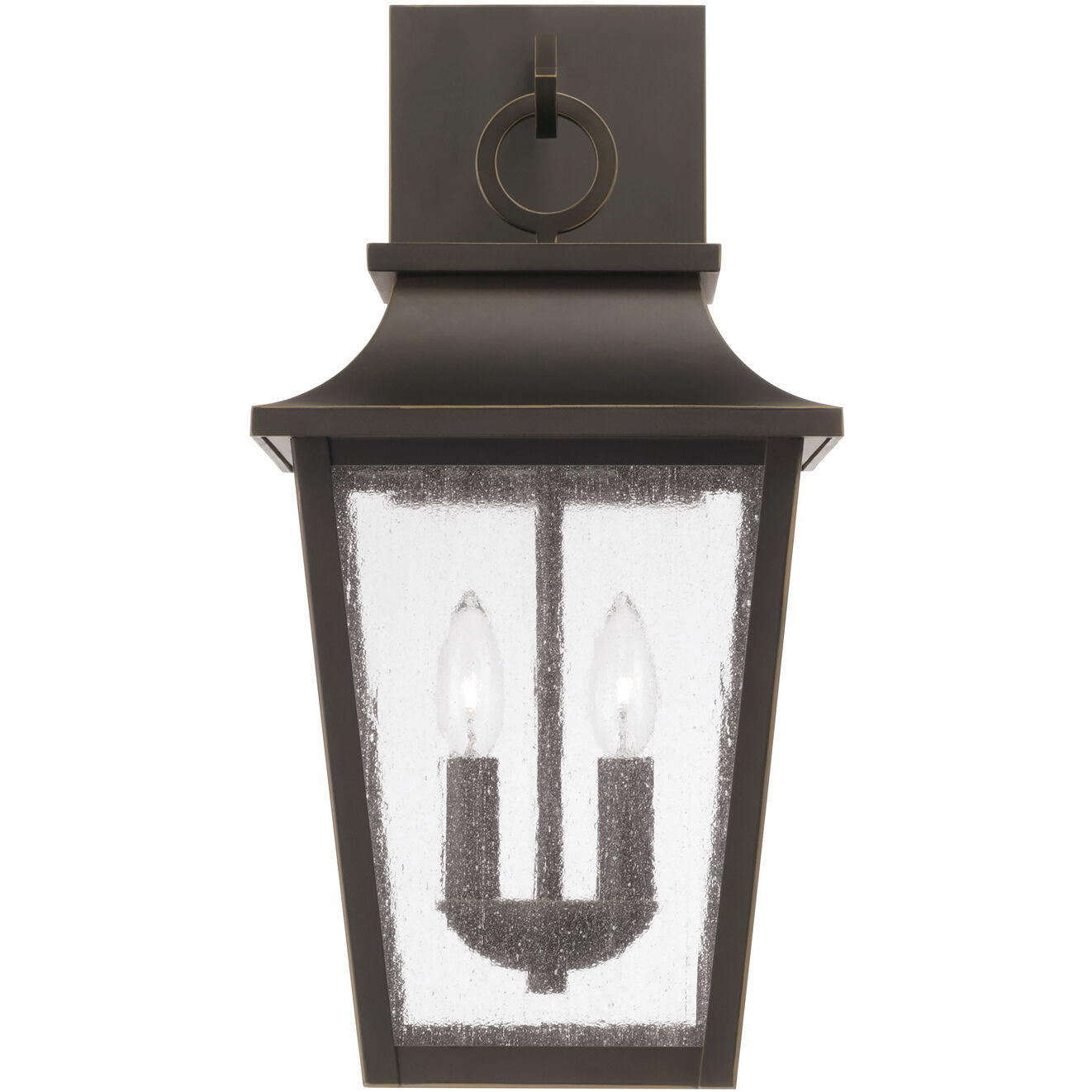 Chandler 2 Light 20 inch Oiled Bronze Outdoor Wall Lantern