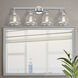 Ashridge 4 Light 35.75 inch Polished Chrome Vanity Wall Sconce Wall Light