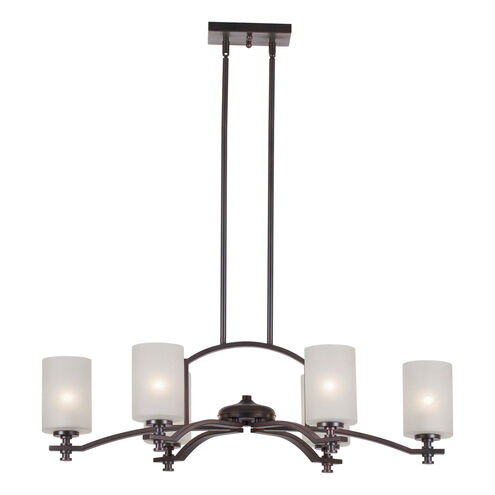 Signature 6 Light 21.5 inch Antique Bronze Chandelier Ceiling Light