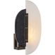 Kianna 2 Light 9.5 inch White Sconce Wall Light